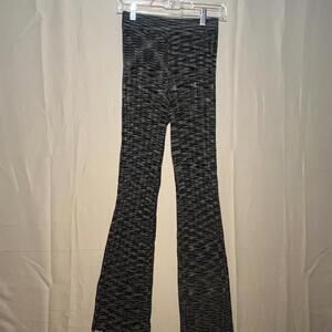 Cotton Candy LA Women's Knit Pants - Size Small, Black/Grey
